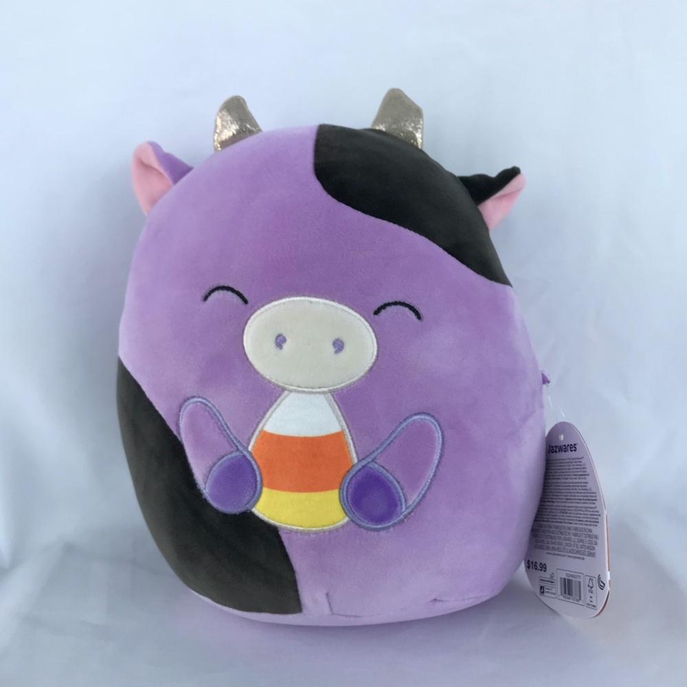 Alexie the Cow Candy Corn Squishmallow 8” NWT